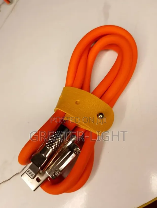 Premium 120W Heavy Duty Type-C Fast Charging Cable (Liquid Silicone) - 1