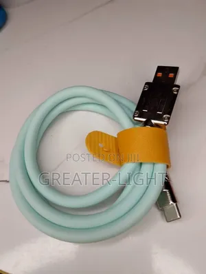 Premium 120W Mai Ƙarfi Type-C Mai Sauri Cajin Igiyoyi (Liquid Silicone)