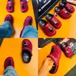 Spider Crocs Burgundy - 1