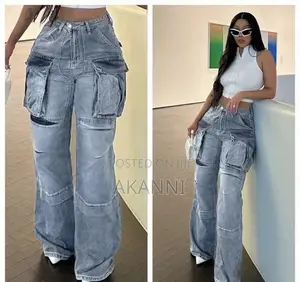 Brand New Blue Boyfriend Jeans for Girls