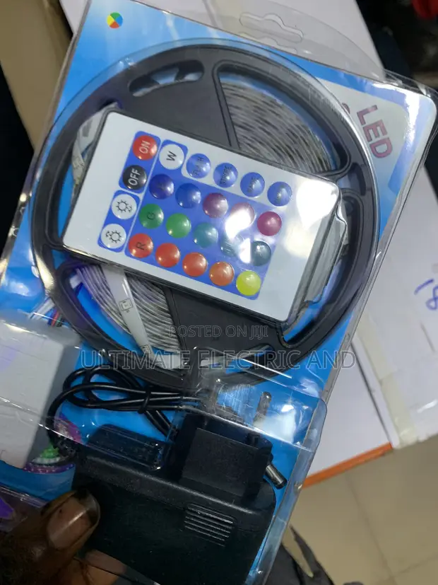 RGB LED Strip Lights with Remote - 1