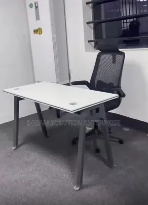 1.2m Office Table with Movable Drawer - Imported