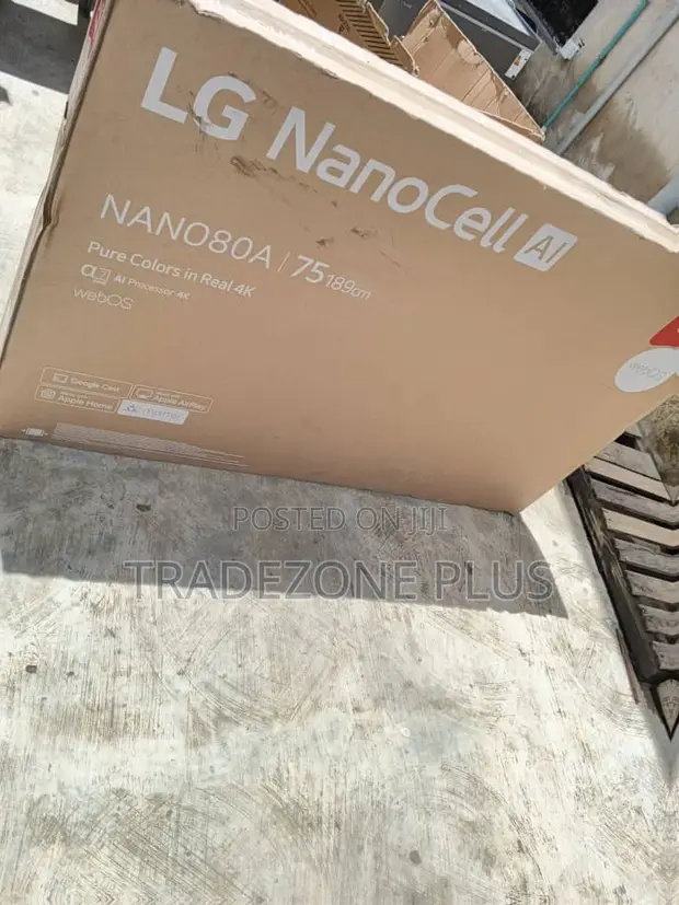 LG 75 Inch Nano80A LED TV - 1