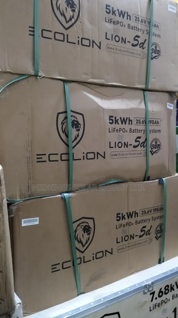 Ecolion 5kWh 24V Baturin Lithium - 1