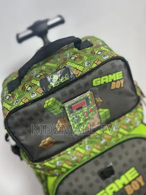 Kids Game Boy Trolley School Bag