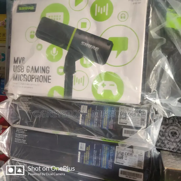 Shure MV6 Dynamic USB Microphone na Wasan Kwamfuta - 1