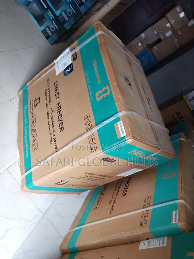 Brand New Hisense 198L Single Door Chest Freezer - Silver - 1