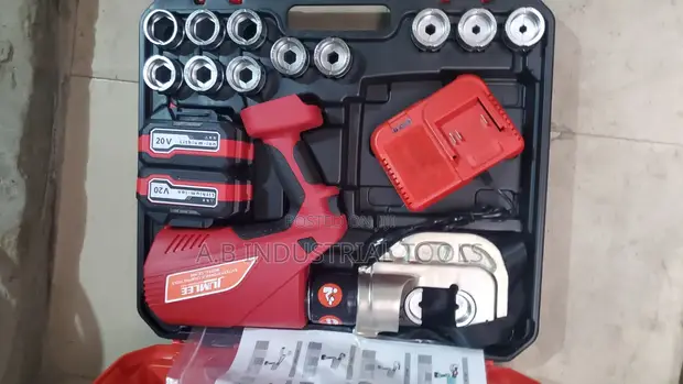 Brand New Jumlee Battery-Operated Hydraulic Crimping Tool Set - 1
