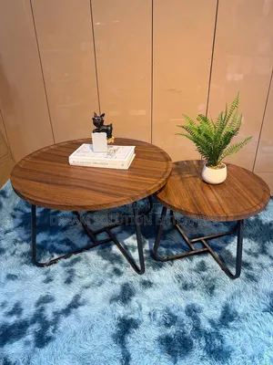 Quality 2-in-1 Wooden Top Center Table