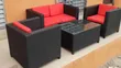 4 Seater Rattan Outdoor Sofa - 1