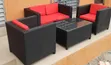4 Seater Rattan Outdoor Sofa - 2