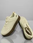 Cream Sneakers with Brown Premium Balance Sole - Unisex - 2