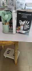 Kayan Girki Na Silicone 19-Piece Tare Da Wukake Da Kwali - 2