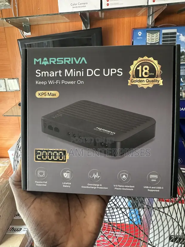 Marsriva KP6 Max 20000mAh Mini DC UPS - 1