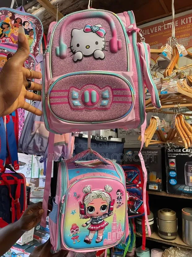 High Quality School Bag with Lunch Bag - 1