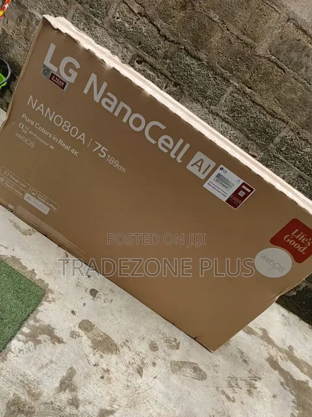 LG 75 Inch Nano80A LED TV - 1