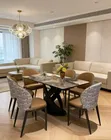Home Interiors Dining Set - Murabba'i, Sabon Samfuri - 2