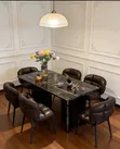 Home Interiors Dining Set - Murabba'i, Sabon Samfuri - 3