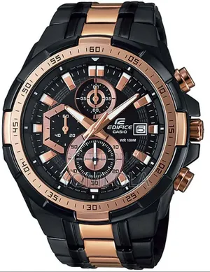 Casio Edifice Chronograph Black and Gold Men's Watch