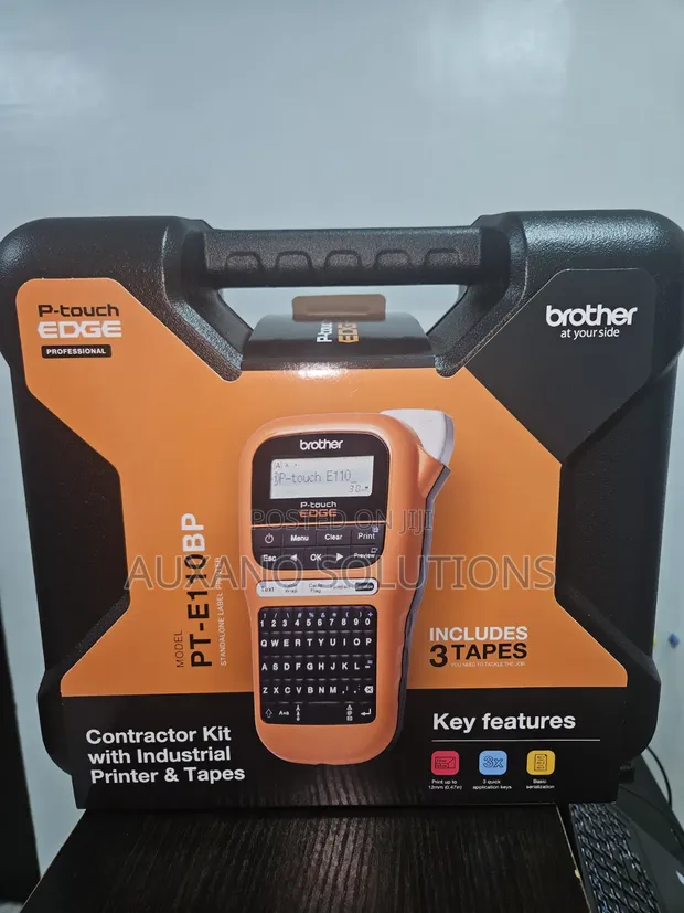 Brother P-Touch Edge Standalone Label Printer (PT-E110BP) Contractor Kit - 1