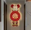 Aesthetic Bear LED Wall Clock Lamp - 2