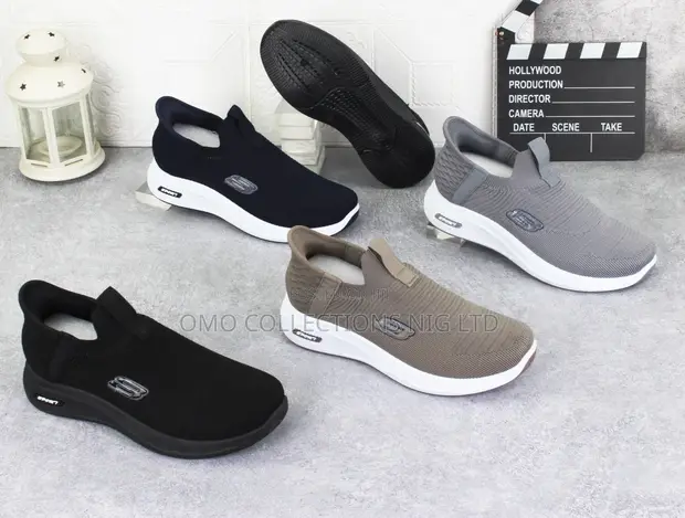 Premium Athletic Men's Slip-on Sneakers - Sabon Kaya - 1