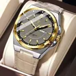 Poedagar Leather Wrist Watch for Men - 1