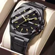 Poedagar Leather Wrist Watch for Men - 3