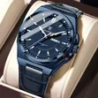 Poedagar Leather Wrist Watch for Men - 4