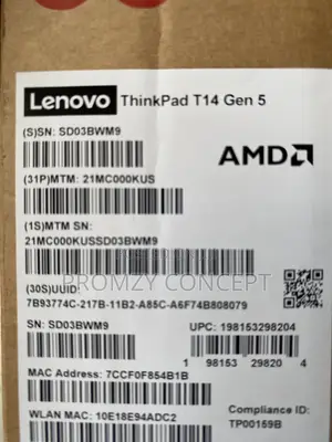 New Lenovo ThinkPad T14 G4 Laptop - 32GB RAM, 1TB SSD