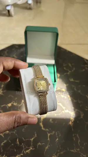 Acnos Women's Gold-Tone Quartz Watch - Roman Numeral Dial