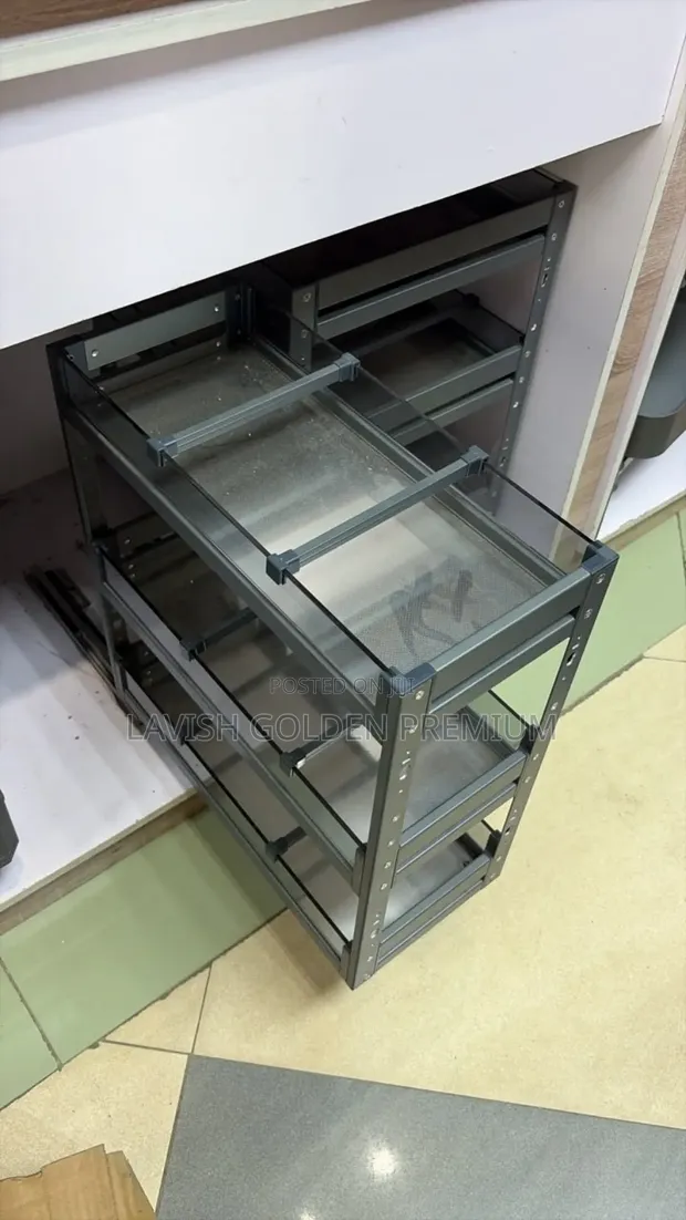 Master Spice Rack - Plastic & Glass, Drawer Mounted - 1