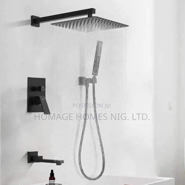 Ideal Conduit Shower Mixer - Black - 1