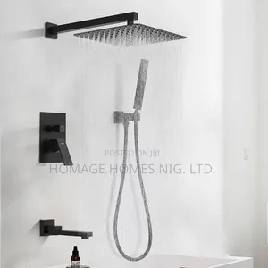 Ideal Conduit Shower Mixer - Black