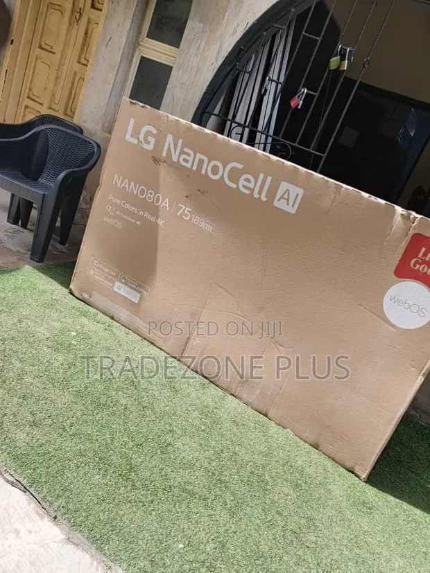 LG 75 Inch Babban Nuni na TV don Nishaɗin Gida - 1