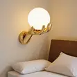 Golden Arm Wall Light - Modern Art Creative Pendant - 1