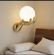 Golden Arm Wall Light - Modern Art Creative Pendant - 2