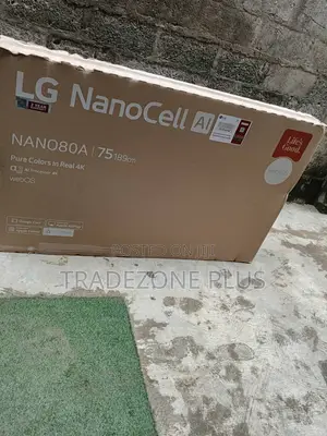 LG nano80A 75 Inch Talakawa Talabijin