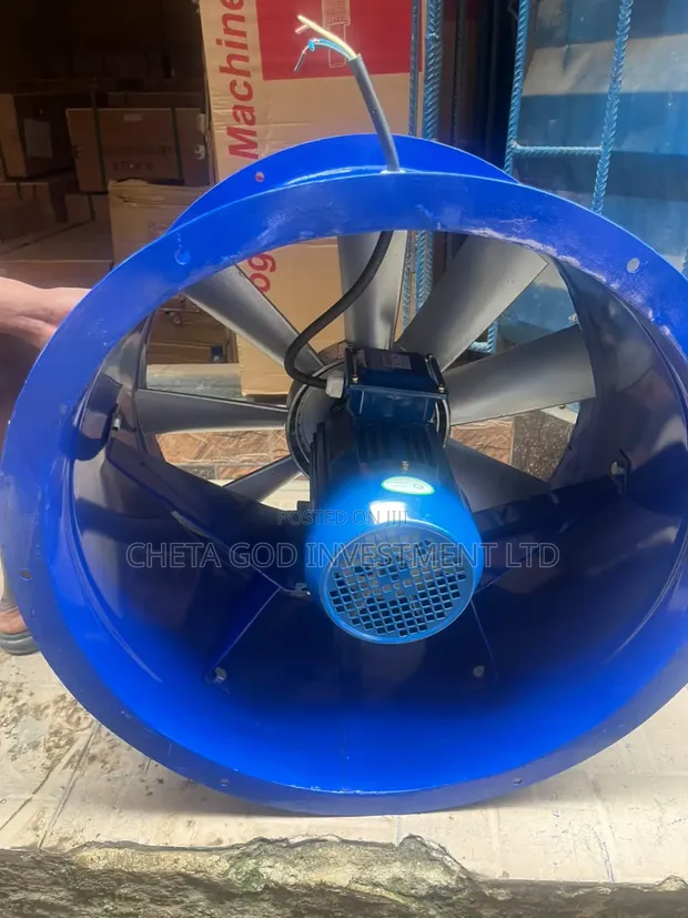 Fan Mai Ƙarfi na Masana'antu Axial Extractor 24" 2.2kW 3HP 380V - 1