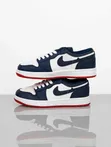 Jordan 1 Navy Blue, White & Red - Brand New - 3