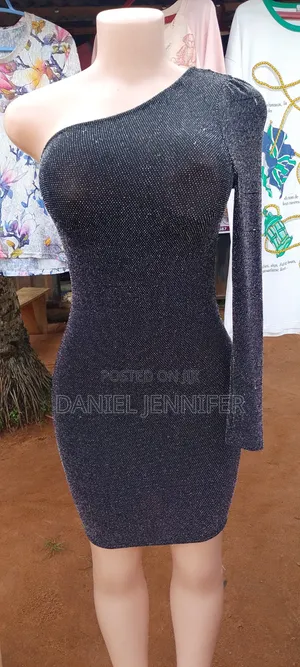 Thrift Bodycon Dress - Black