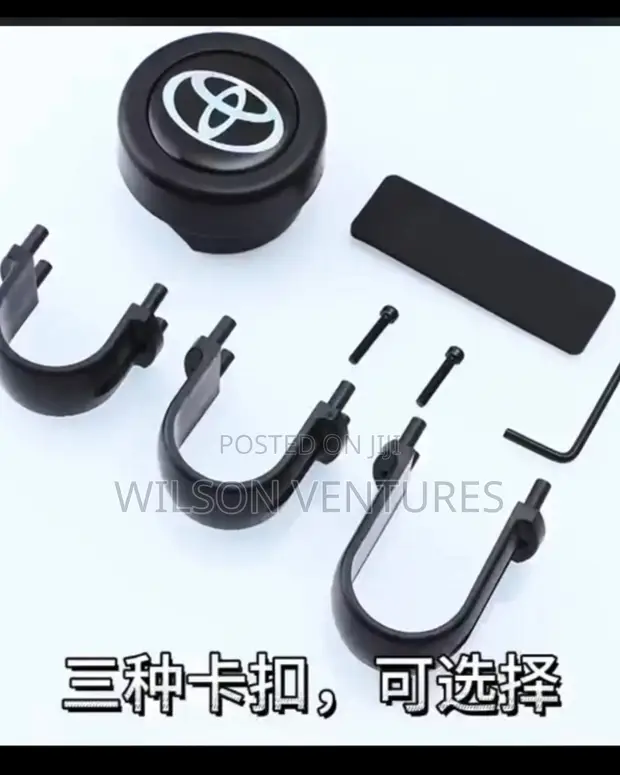 Sport Style Steering Wheel Knob - 360 Degree Rotation - 1