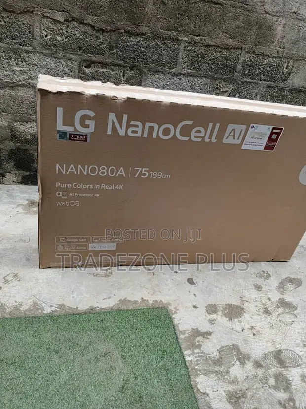LG 75 Inch Nano80A LED TV - 1