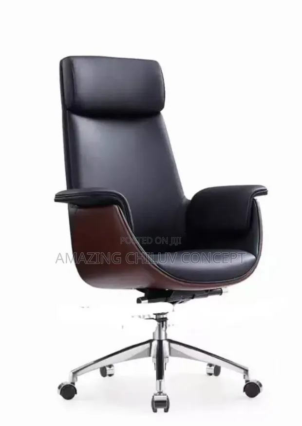 Luxury Executive Office Chair - Premium Leather - 1