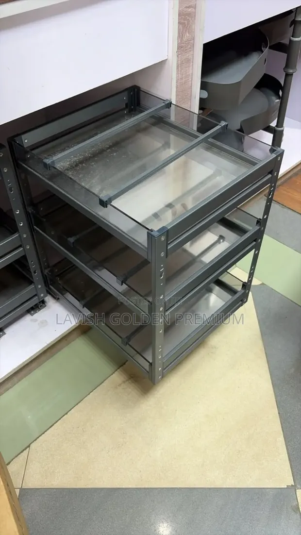 Master Brand New Spice Racks - Gray Plastic & Bronze - 1