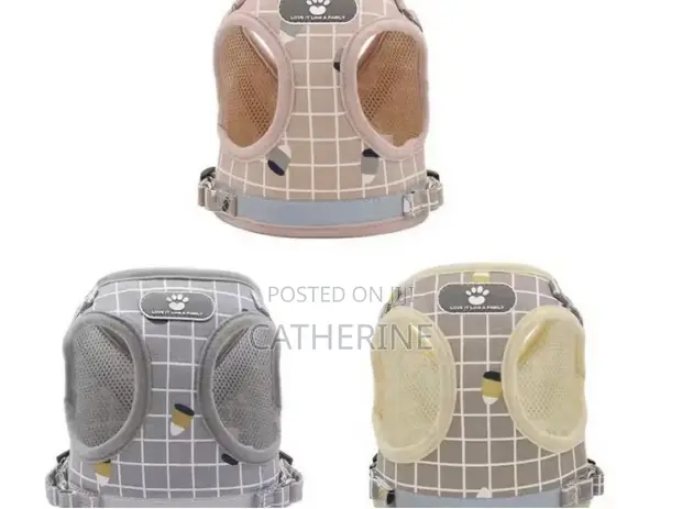 Pet Harness - Check Design Jacket - 1