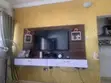 Floating Mounted TV Panel with Shelves & Drawers (Used) - 1