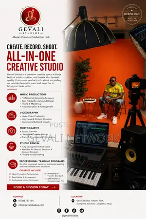Gevali Studios: Music Production & Mixing Services