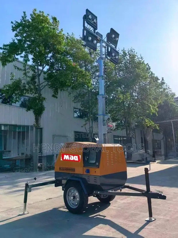 7.5kVA Mobile Diesel Tower Light Generator - 1