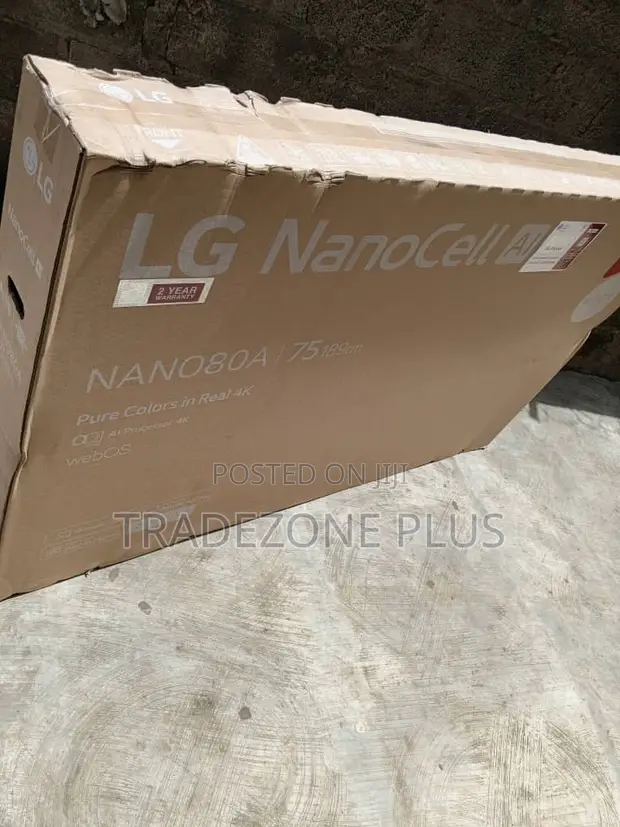 LG 75 Inch Nano80S LED TV - 1